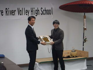 荒尾市青少年国際交流推進事業の様子