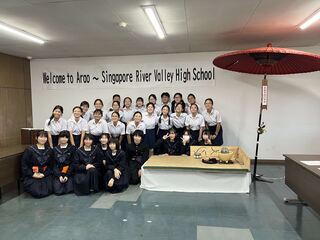 荒尾市青少年国際交流推進事業の様子