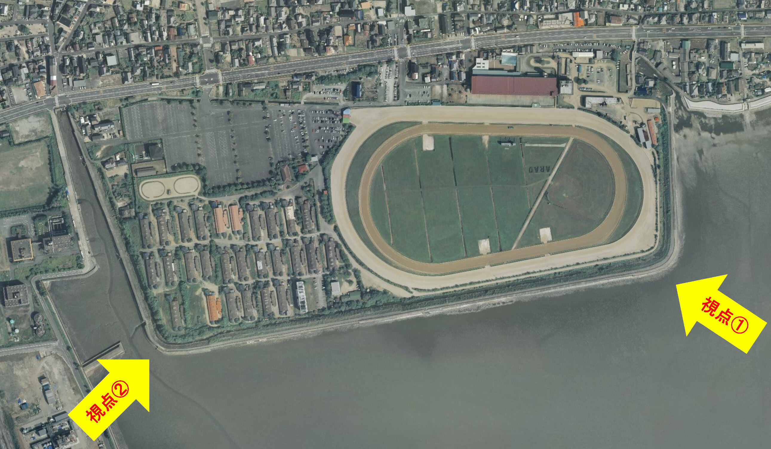 2011年の地区周辺の状況