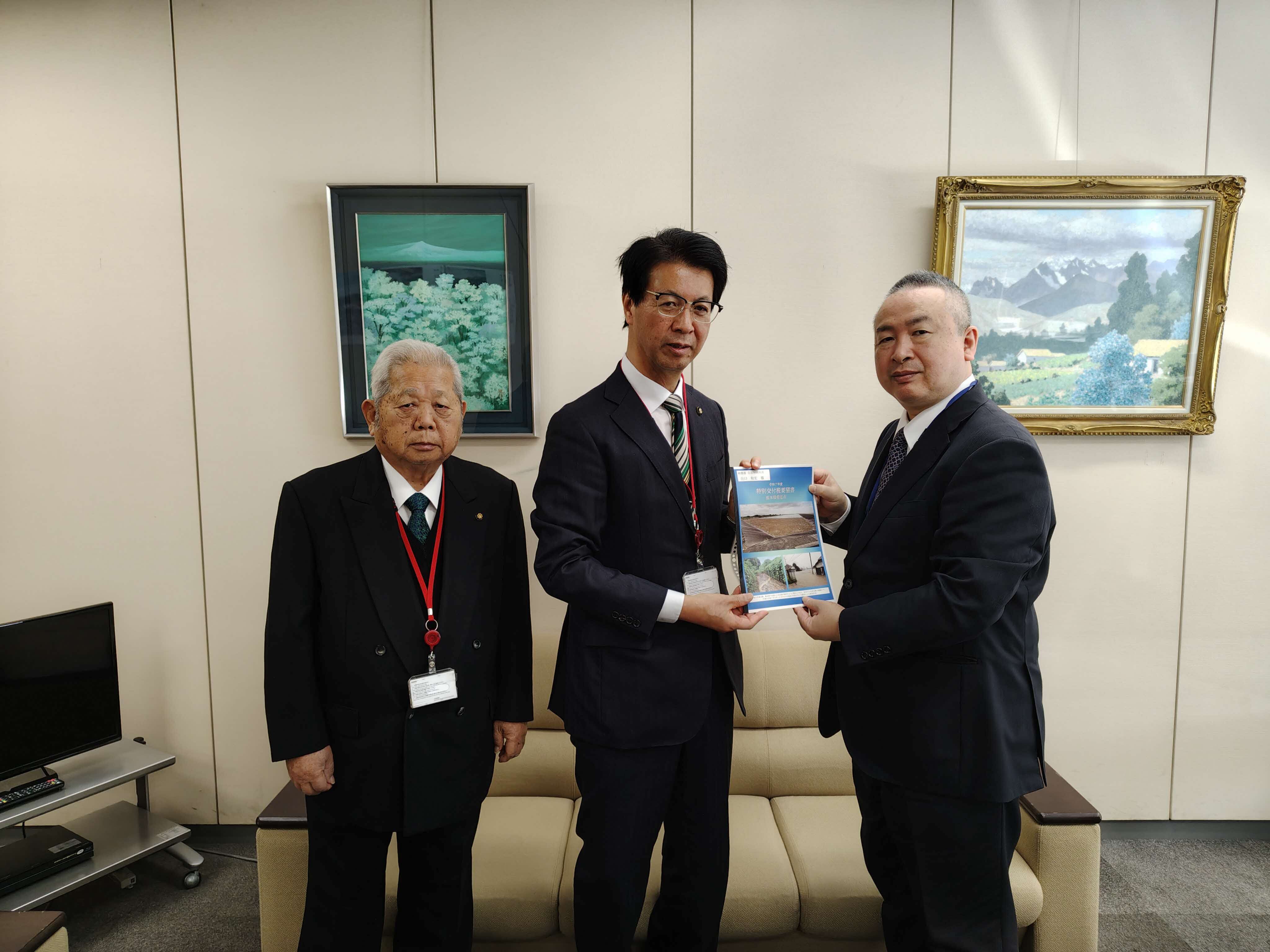 特別交付税要望活動の様子