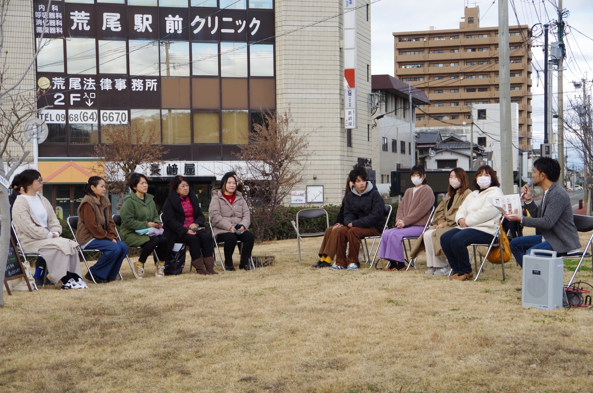 内覧会・まちづくりトークセッションの様子