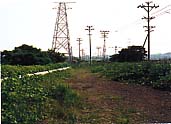 三池炭鉱専用鉄道敷跡の写真