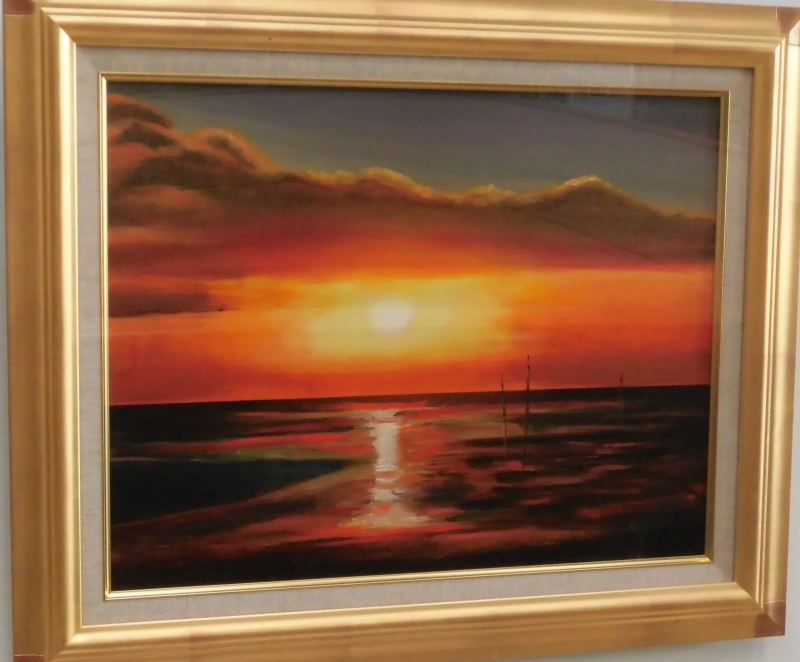 『有明海の落日』の画像です