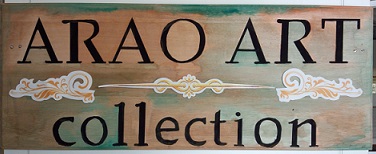ARAO ART collection　タイトル看板の画像